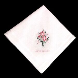 Vintage Givenchy Embroidered Hankie
